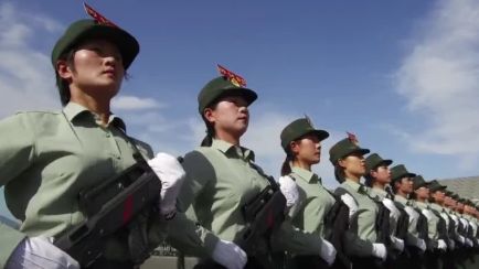 女民兵方队是怎么选出来的