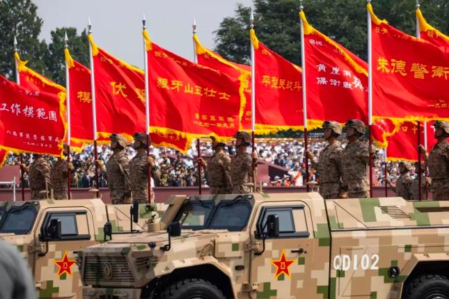 阅兵式上有“错字”? 真相来了